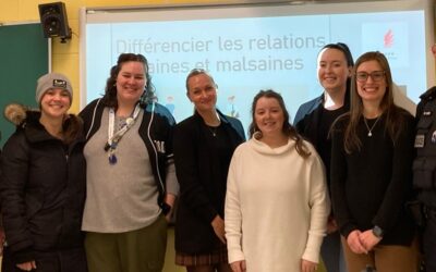 PROGRAMME  » MAINTENANT ENSEMBLE  » | DÉBUT DES PRÉSENTATIONS EN MILIEU SCOLAIRE