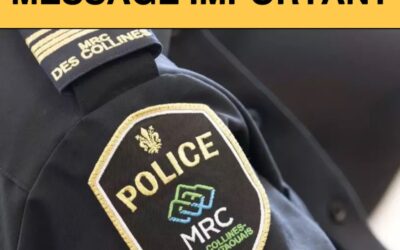 MESSAGE D’INTÉRÊT PUBLIC DES MUNICIPALITÉS