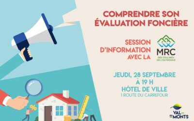 Session d&rsquo;information – Comprendre son évaluation foncière