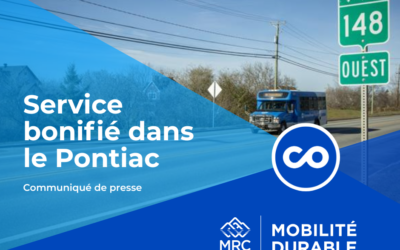 UN SERVICE DE TRANSPORT COLLECTIF BONIFIÉ DANS LE PONTIAC