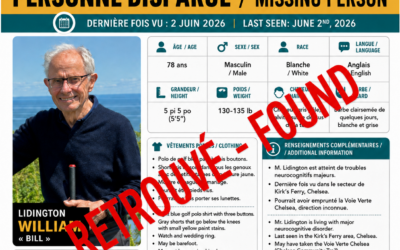CHELSEA | PERSONNE DISPARUE