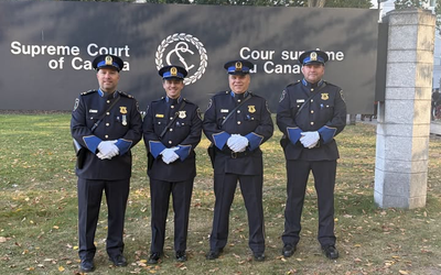 SERVICE COMMÉMORATIF DES POLICIERS ET AGENTS DE LA PAIX CANADIENS SUR LA COLLINE DU PARLEMENT À OTTAWA